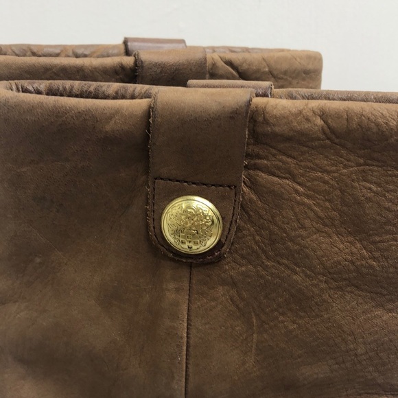 💥HP Vince Camuto Chapin fold over boots light brown size 7.5 - Picture 7 of 9